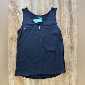 Fortune & Ivy Black Sleeveless Top